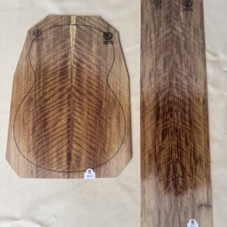 Fondo y aros Laurel flameado para guitarra clásica (SEP25B-36)