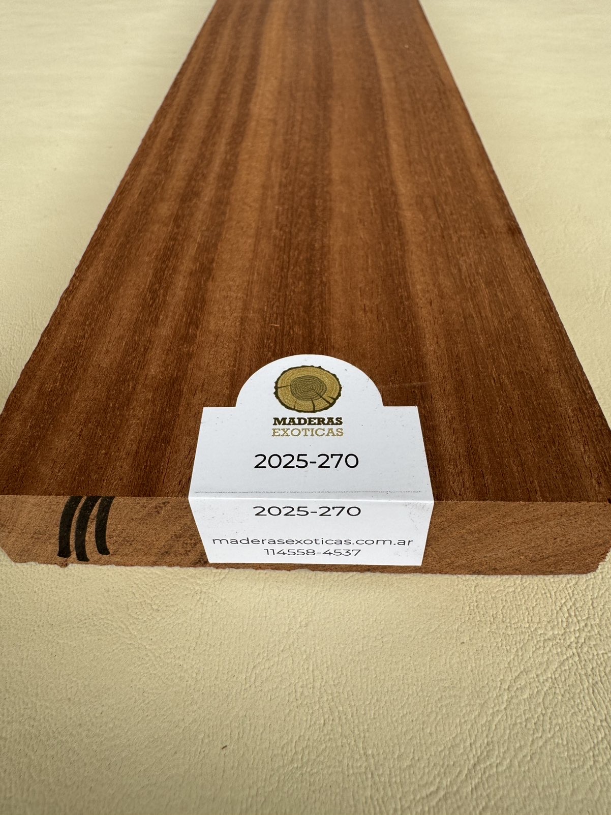 Mango Caoba africana radial guitarra electrica 1" (2025-270) 1 Mango Caoba africana radial guitarra electrica 1" (2025-270)