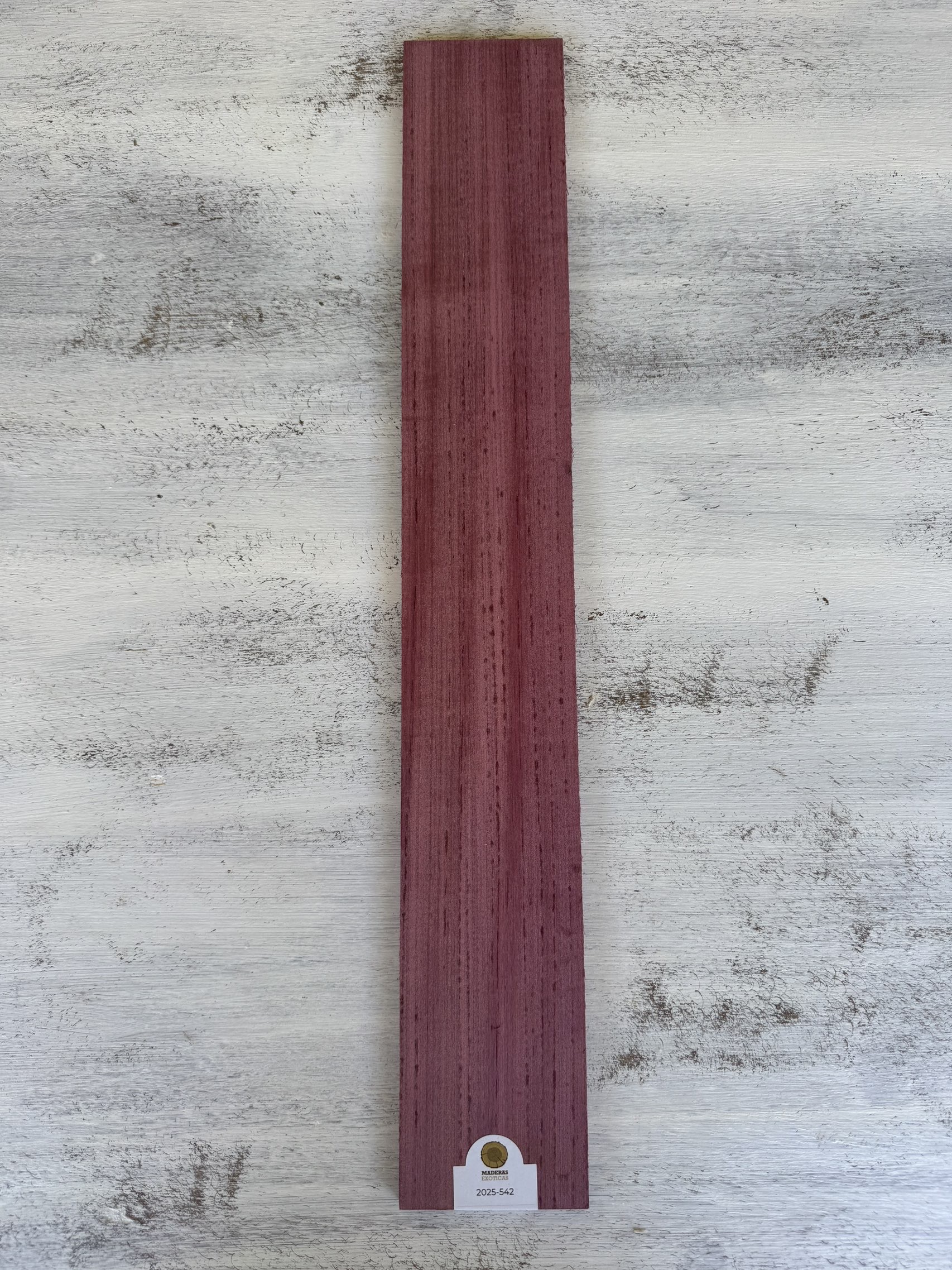 Tastiera Purple Heart radial ancho especial para guitarra (2025-542) 2 Tastiera Purple Heart radial ancho especial para guitarra (2025-542) - Imagen 2