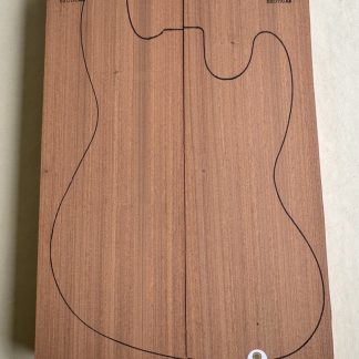 Cuerpo Caoba africana para bajo (2026-142)