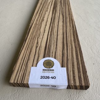 Diapasones Zebrano para guitarra eléctrica