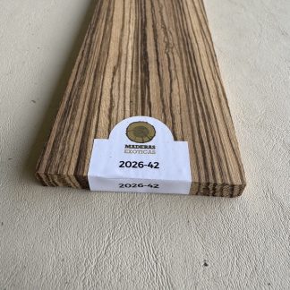 Diapasones Zebrano para guitarra eléctrica