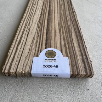 Diapasón Zebrano para bajo 5C (2026-49)