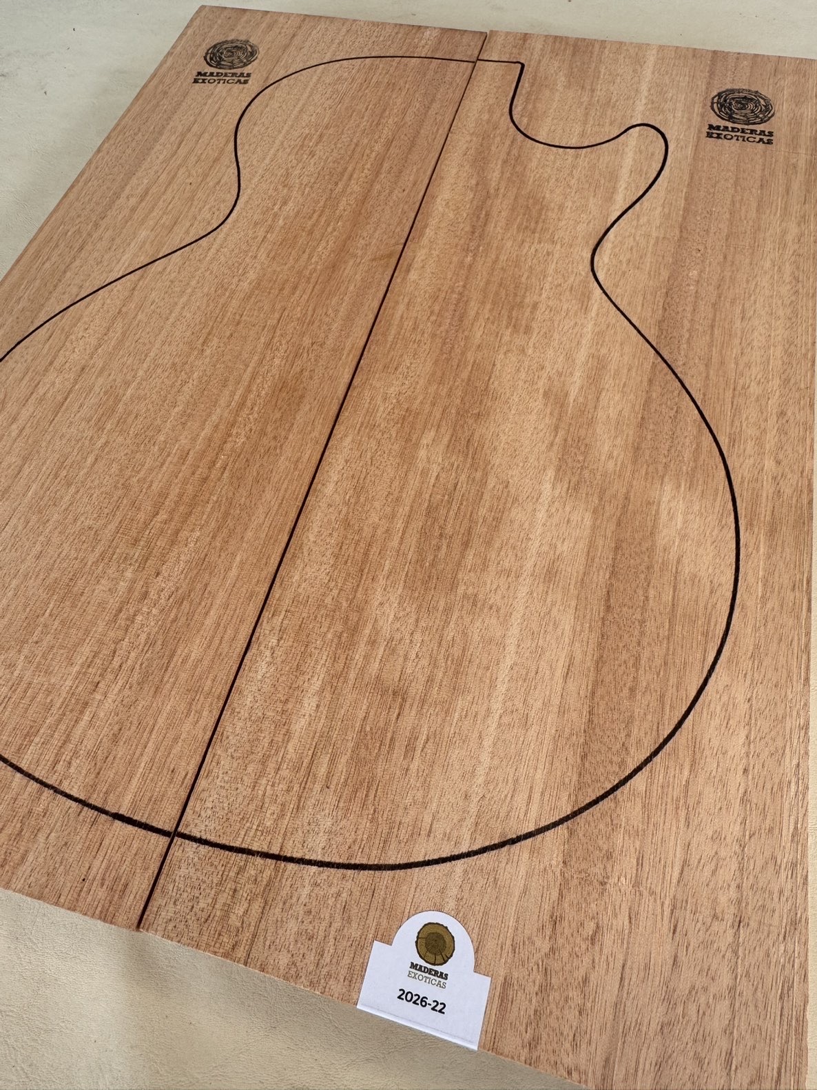 Cuerpo Okume para Guitarra eléctrica (2026-22) 2 Cuerpo Okume para Guitarra eléctrica (2026-22) - Imagen 2