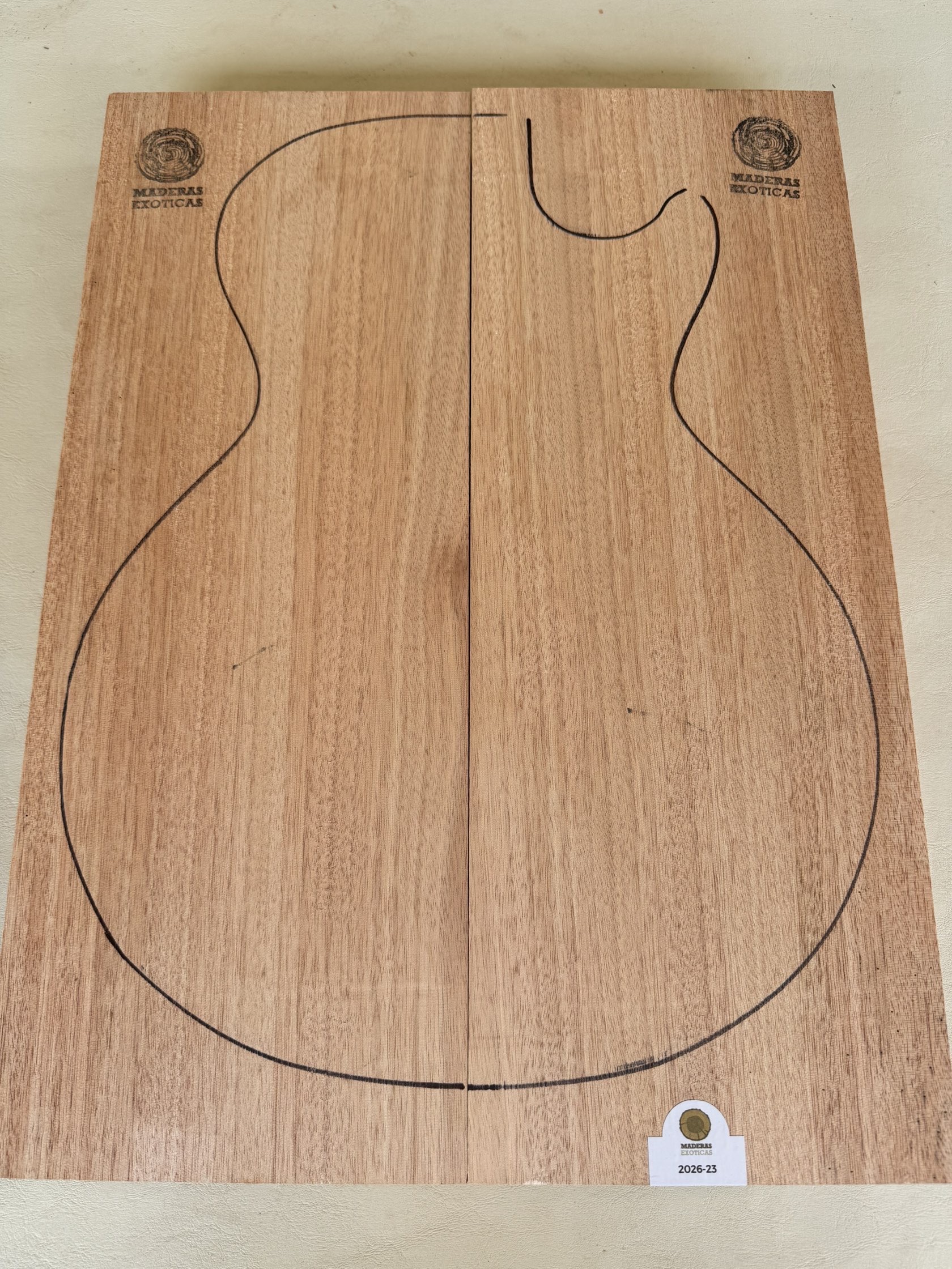 Cuerpo Okume para Guitarra eléctrica (2026-23) 1 Cuerpo Okume para Guitarra eléctrica (2026-23)