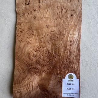 Chapa Burl Veneer Premium para Sobrecabeza (2026-184)
