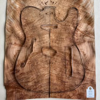 Chapa Madroña burl  para cuerpo de guitarra - bajo (2026-202)