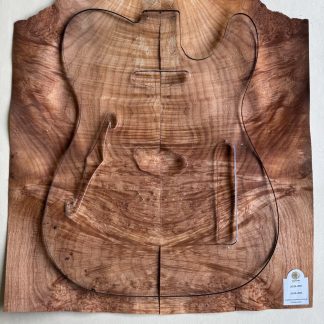 Chapa Madroña burl  para cuerpo de guitarra - bajo (2026-203)