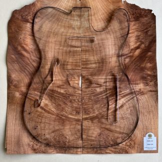 Chapa Madroña burl  para cuerpo de guitarra - bajo (2026-204)