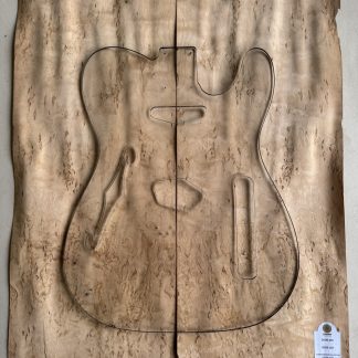 Chapa raiz de Abedul para cuerpo de guitarra – bajo (2026-213)