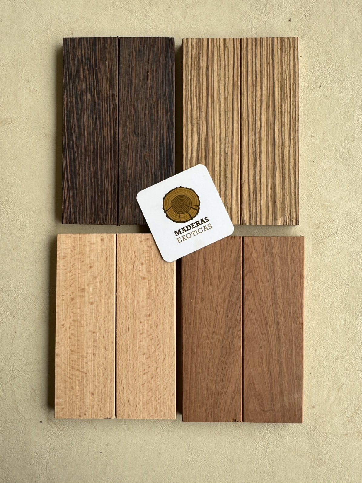 Combo Maderas Cuchillería - Cachas premium importadas x 4 1 Combos para Cuchilleria
