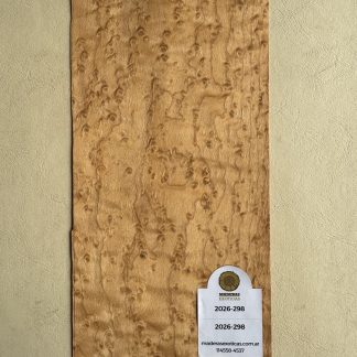 Sobrecabeza Chapa Veneer Maple ojo de pájaro Premium (2026-298)