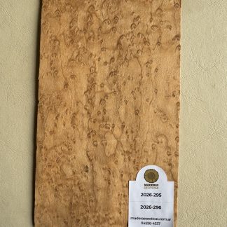 Sobrecabeza Chapa Veneer Maple ojo de pájaro Premium (2026-296)