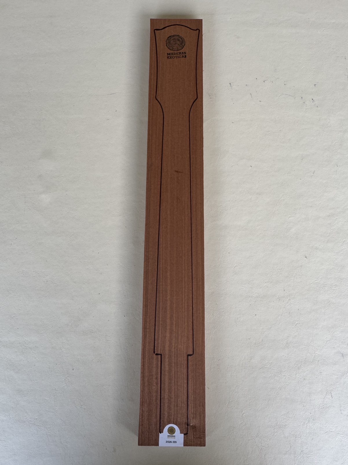 Mango Caoba africana radial guitarra electrica 1" (2026-335) 1 Mango Caoba africana radial guitarra electrica 1" (2026-335)