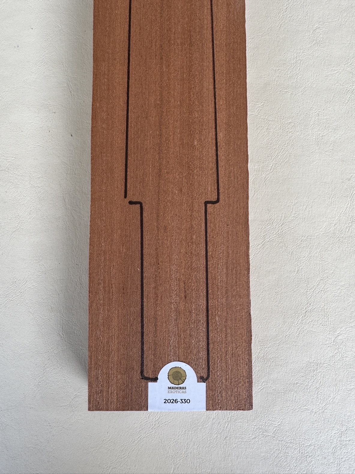 Mango Caoba africana radial guitarra electrica 1" (2026-330) 3 Mango Caoba africana radial guitarra electrica 1" (2026-330) - Imagen 3