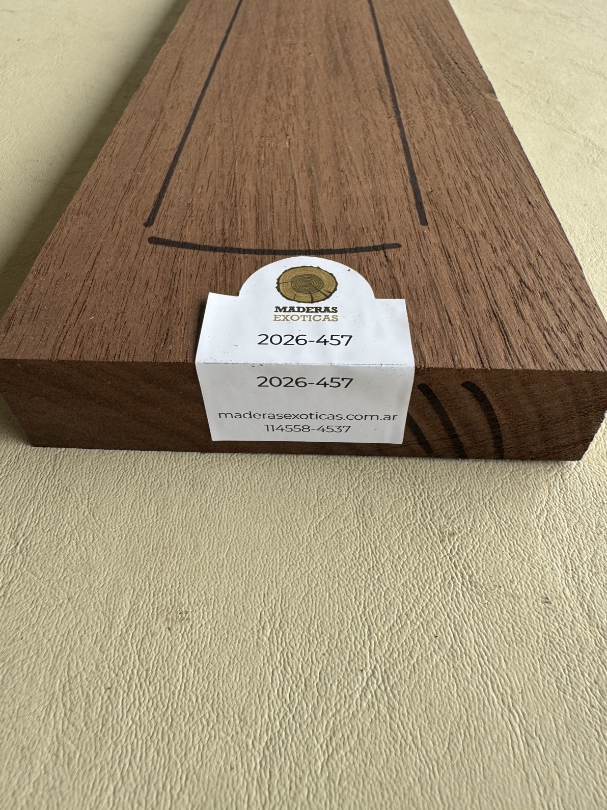 🪵 Mango Nogal para Guitarra eléctrica (2026-457) 4 🪵 Mango Nogal para Guitarra eléctrica (2026-457) - Imagen 4