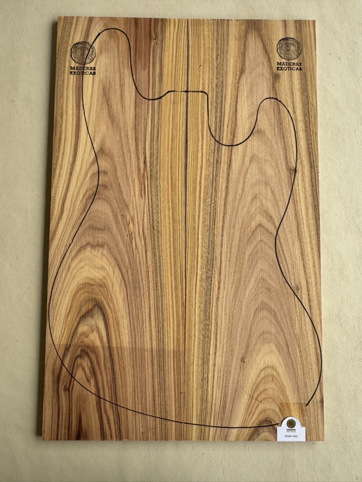 🪵 Drop Top Canary Wood para guitarra / bajo (2026-402) 1 🪵 Drop Top Canary Wood para guitarra / bajo (2026-402)