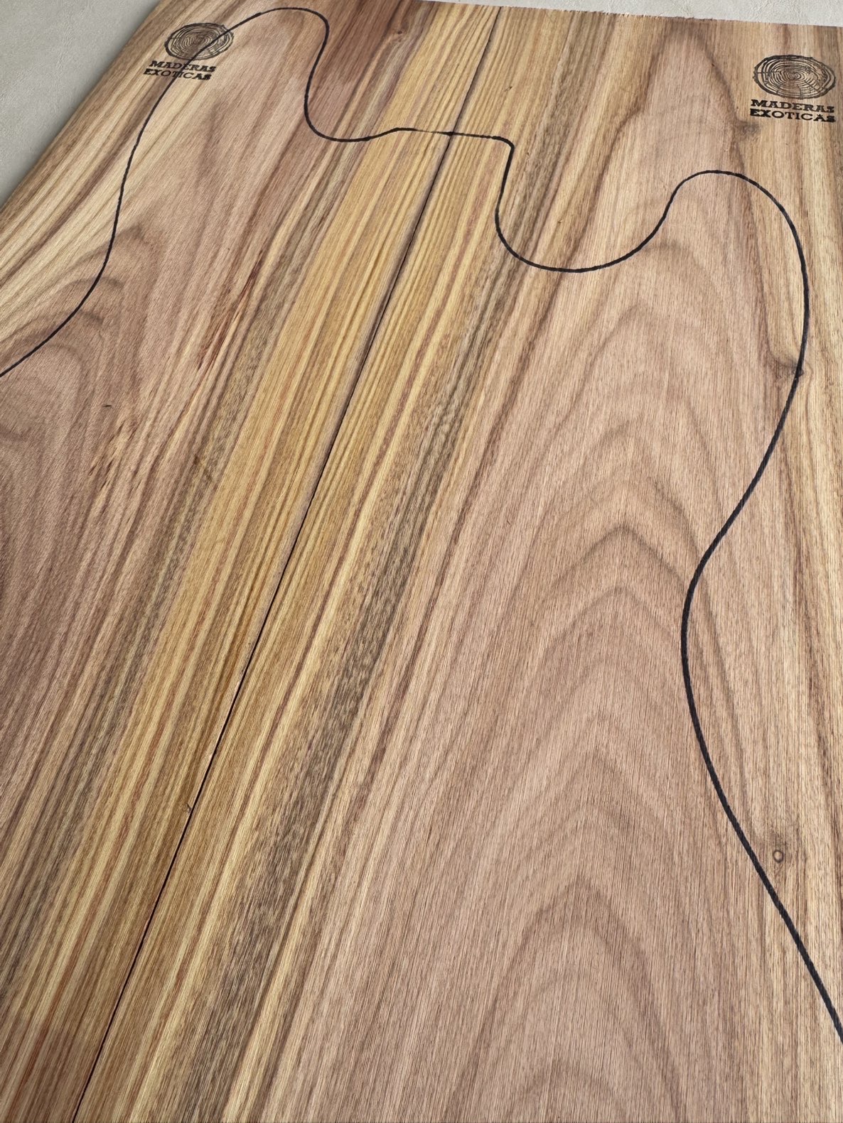 🪵 Drop Top Canary Wood para guitarra / bajo (2026-402) 3 🪵 Drop Top Canary Wood para guitarra / bajo (2026-402) - Imagen 3