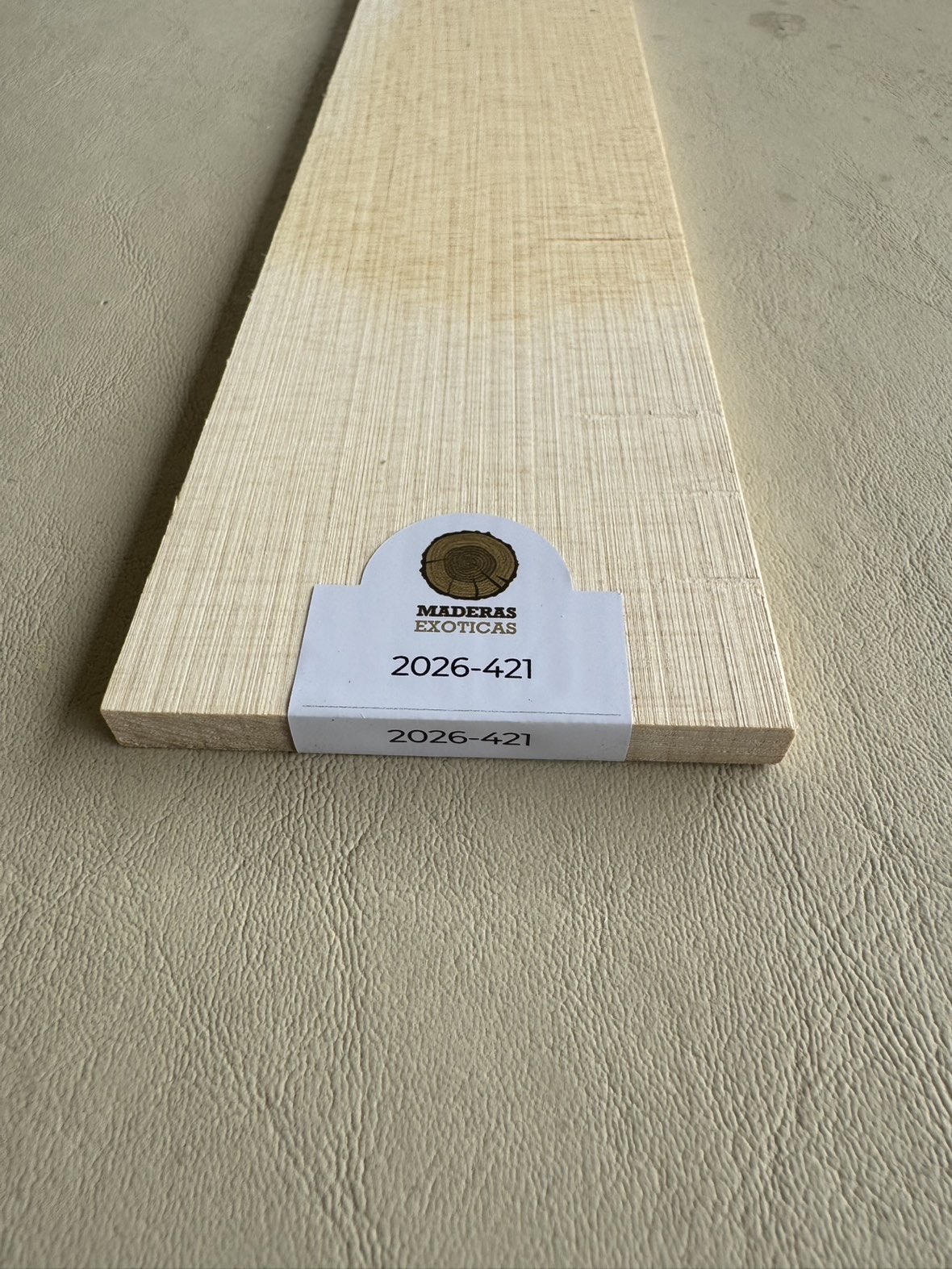 🪵 Diapason Maple europeo flameado para guitarra (2026-419) 3 🪵 Diapason Maple europeo flameado para guitarra (2026-419) - Imagen 3