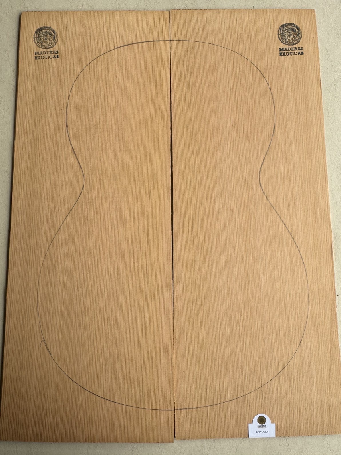 🪵 Tapa armónica guitarra clásica / acústica Red Cedar especial (2026-549) 1 🪵 Tapa armónica guitarra clásica / acústica Red Cedar especial (2026-549)