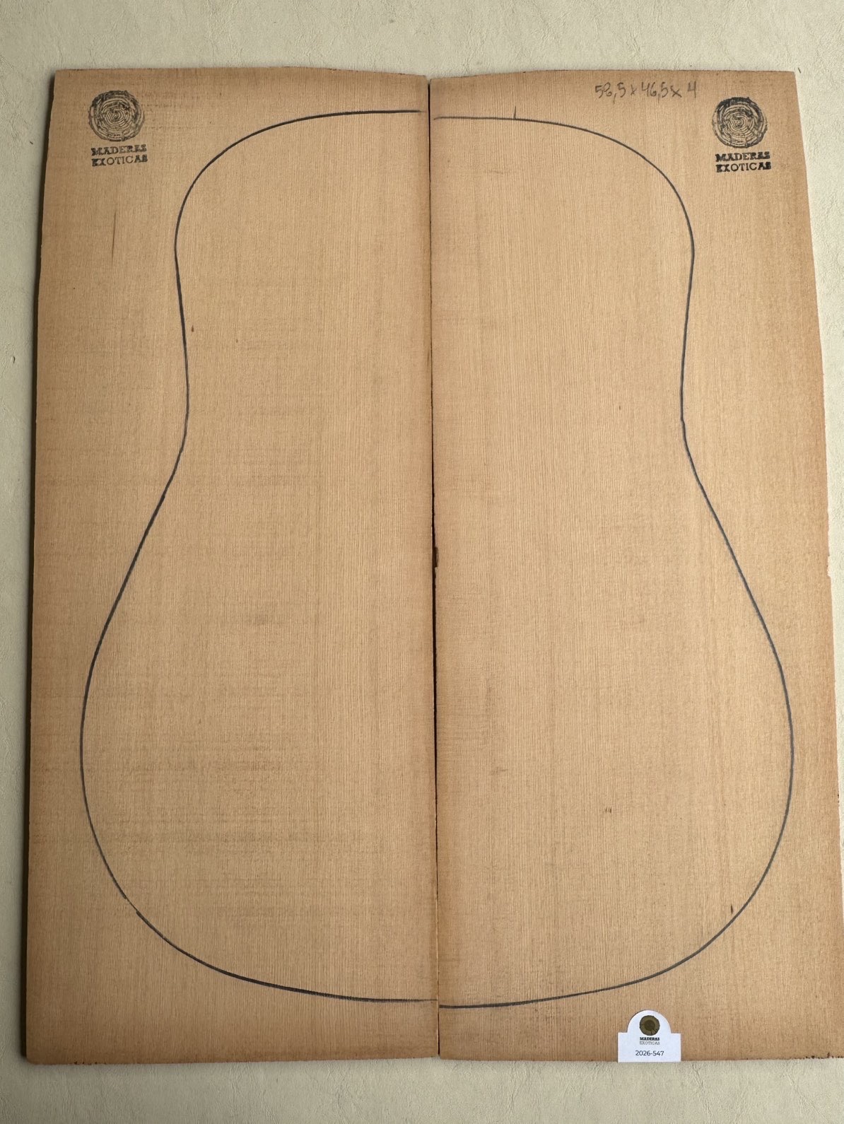 🪵 Tapa armónica guitarra clásica / acústica Red Cedar especial (2026-547) 1 🪵 Tapa armónica guitarra clásica / acústica Red Cedar especial (2026-547)