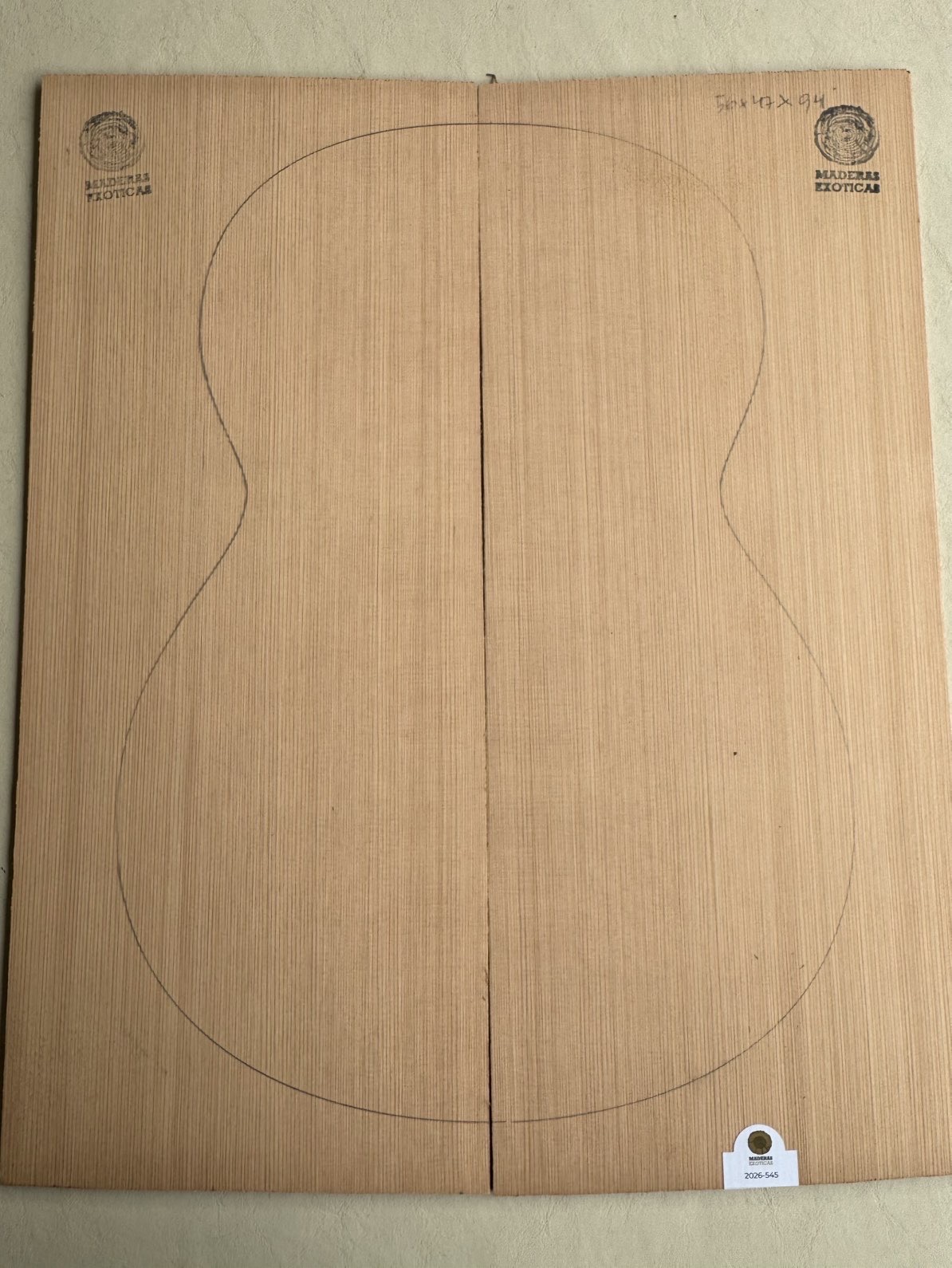 🪵 Tapa armónica guitarra clásica / acústica Red Cedar especial (2026-545) 1 🪵 Tapa armónica guitarra clásica / acústica Red Cedar especial (2026-545)
