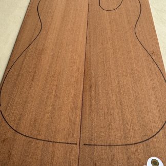 🪵 Drop top Caoba para guitarra eléctrica (2026-576)