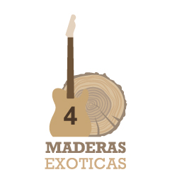 🪵 Kit de construcción maderas Guitarra eléctrica Nº4 ⭐️⭐️⭐️⭐️ (Okume - Haya - Pau Ferro)