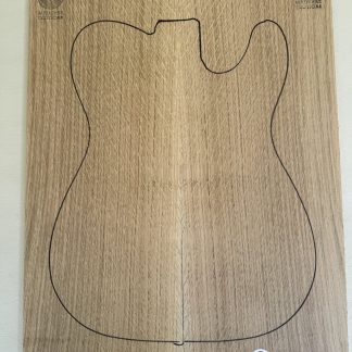 🪵 Drop top Roble de Eslavonia para guitarra eléctrica (2026-681)