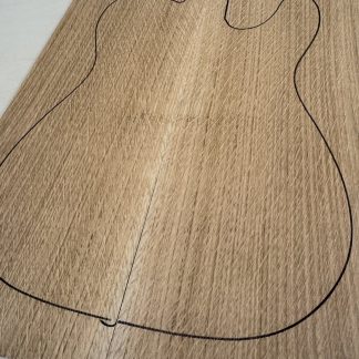 🪵 Drop tops Roble de Eslavonia para guitarra eléctrica