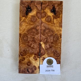 🔪 Cachas burl de Coihue para cuchillería (2026-756)