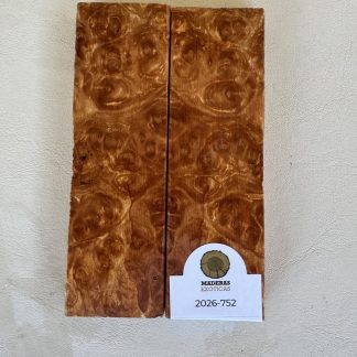 🔪 Cachas burl de Coihue para cuchillería (2026-752)