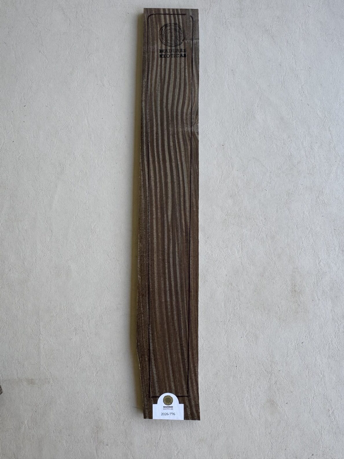 🪵 Diapasón Palo Santo para guitarra clásica / eléctrica (2026-776) 1 🪵 Diapasón Palo Santo para guitarra clásica / eléctrica (2026-776)